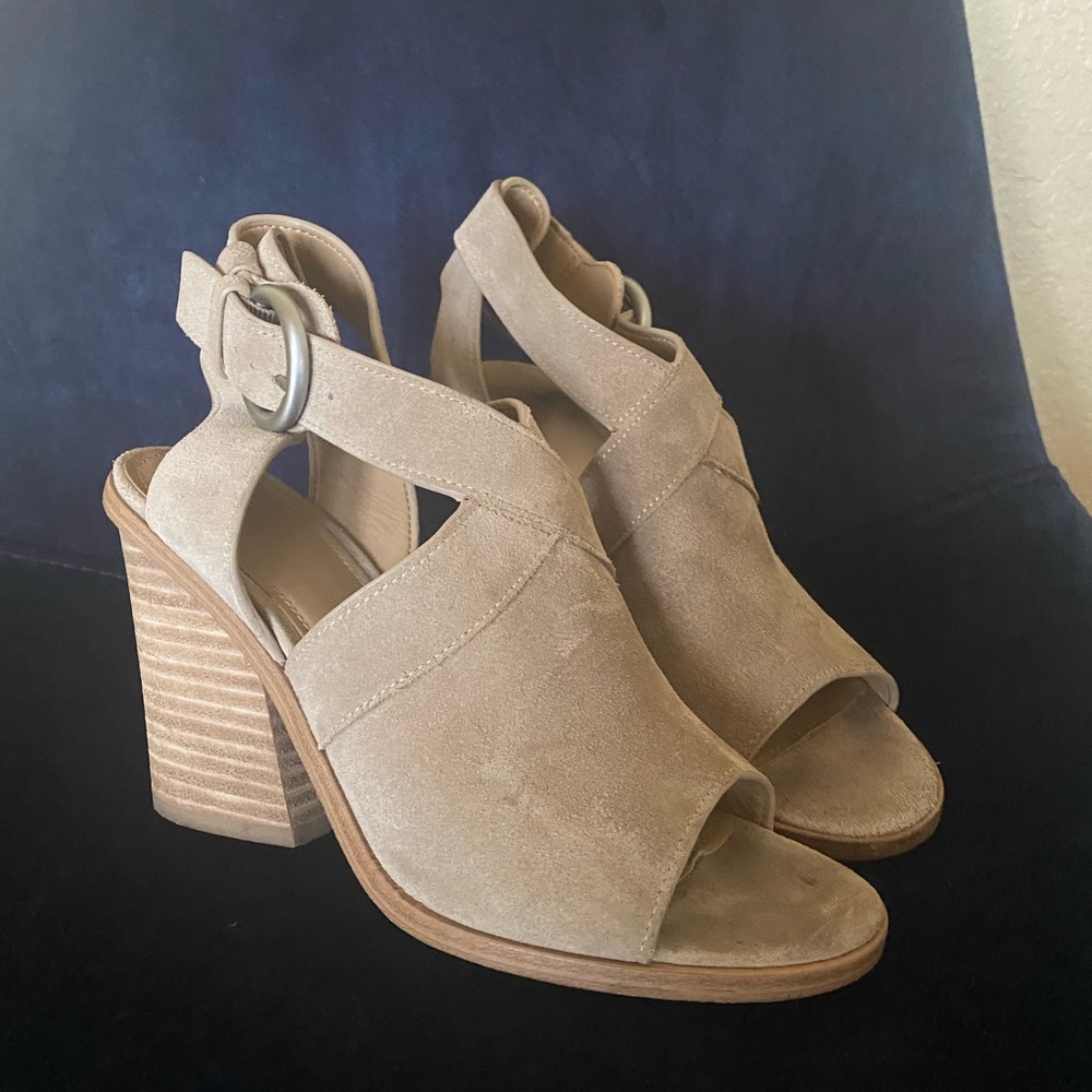 Marc Fisher open toe heels. Size 6M